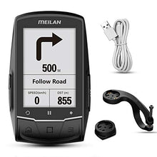 Load image into Gallery viewer, MEILAN Finder GPS Bike Computer Turn-by-Turn Navigation Cycling Computer Bluetooth Support Connect with Cadence Sensor/HR Monitor
