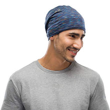 Load image into Gallery viewer, BUFF Standard Lightweight Merino Wool Multifunctional Headwear and Face Mask, Denim Multi, One Size
