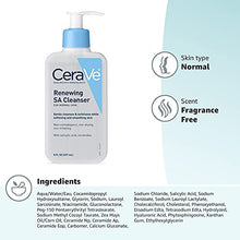 Load image into Gallery viewer, CeraVe SA Cleanser | Salicylic Acid Face Wash with Hyaluronic Acid, Niacinamide &amp; Ceramides| BHA Exfoliant for Face | 8 Ounce

