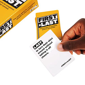 First & Last – The Party Game for Competitive People to Stay Hydrated – by The Creators of Buzzed