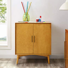 Load image into Gallery viewer, Crosley Furniture Landon Mid-Century Modern Bar Cabinet, Acorn
