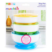 Load image into Gallery viewer, Munchkin Stay Put Suction Bowl, 3 Pack
