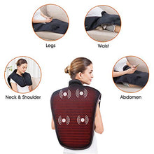 Load image into Gallery viewer, Snailax Heating Pads for Neck and Shoulders-Large Heat Wrap with Fast Heating and 5 Massage Modes, Heating Pad for Back, Best Gifts for Women
