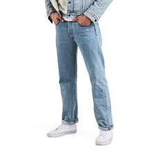 Load image into Gallery viewer, Levi's Men's 501 Original Fit Jeans, Light Stonewash, 30W x 36L
