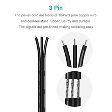 Load image into Gallery viewer, ALITOVE 3 Pin Electrical Connector 18AWG IP65 Male Female ALT-Connector 6in/15cm Extension Cable Compatible with ASIN B0923SDR5T B0923TKHY4 B0923S8Y4C B0923TN5GV for WS2811 LED Pixel Lights (5 Pairs)
