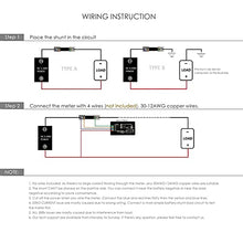 Load image into Gallery viewer, DC 6.5-100V 0-100A Multimeter and 10 Pcs Copper Wire Lugs 6 AWG 5/16" Stud
