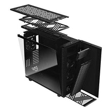 Load image into Gallery viewer, Fractal Design Define 7 XL Black Brushed Aluminum/Steel E-ATX Silent Modular Tempered Glass Window Full Tower Computer Case
