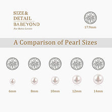 Load image into Gallery viewer, BABEYOND Round Imitation Pearl Necklace Wedding Pearl Necklace for Brides (Diameter of Pearl 6mm)
