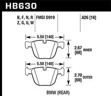 Load image into Gallery viewer, Hawk Performance HB630Z.626 Performance Ceramic Brake Pad
