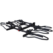 Load image into Gallery viewer, KAC Overdrive Sports K4 2” Hitch Mounted Rack 4-Bike Platform Style Carrier for Standard, Fat Tire, and Electric Bicycles – 60 lbs/Bike Heavy Weight Capacity - Smart Tilting – RV Use Prohibited
