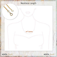 Load image into Gallery viewer, 925 Sterling Silver Natural Moonstone Necklace - 14mm White Iridescent Round Gemstone Pendant, June Gemini Birthstone Birthday Present - Unique Handmade Artisan Jewelry, Vintage Style Gift for Women

