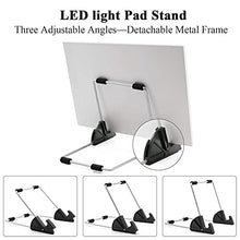 Load image into Gallery viewer, ARTDOT A4 LED Light Pad for Diamond Painting, USB Powered Light Board Kit, Adjustable Brightness with Detachable Stand and Clips
