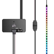 Load image into Gallery viewer, EZDIY-FAB Adapter Cable for Corsair Lighting Node Pro and for Corsair iCUE Commander PRO (hub is not Included), Smart RGB Lighting, Connect to Any 5V 3-Pin ARGB Devices (2 x 20cm)
