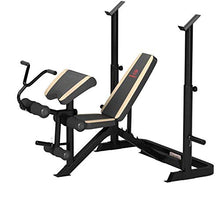 Load image into Gallery viewer, Marcy Adjustable Olympic Weight Bench with Leg Developer and Squat Rack MD-879
