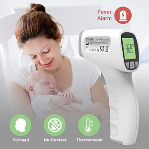 Forehead Thermometer for Adults(Batteries not Included), Non Contact Thermometers, Forehead Thermometer for Baby Kids & Adults