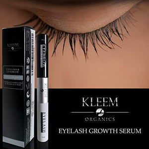 Eyelash Growth Serum for Longer and Fuller Eyelashes + Under Eye Cream Anti Aging Bags & Dark Circle Eye Treatment Bundle