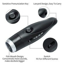 Load image into Gallery viewer, Yukee Electronic Whistles with Lanyard, 3 Tones 120-150DB Coach Referee Whistle, Electric Emergency Lifeguard Whistles for Camping Hiking Kids Safety Whistle
