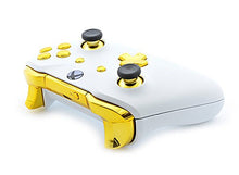 Load image into Gallery viewer, White/Gold UN-MODDED Custom Controller Compatible with Xbox One S/X Unique Design (with 3.5 Jack)

