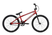Load image into Gallery viewer, Mongoose Title 24 BMX Race Bike with 24-Inch Wheels in Red for Beginner or Returning Riders, Featuring Lightweight Tectonic T1 Aluminum Frame and Internal Cable Routing
