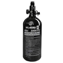 Load image into Gallery viewer, HK Army 48ci/3000psi Compressed Air HPA Paintball Tank Air System w/Regulator - Black
