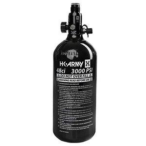 HK Army 48ci/3000psi Compressed Air HPA Paintball Tank Air System w/Regulator - Black