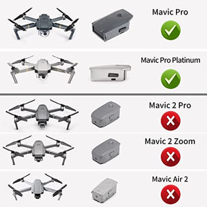 Smatree Battery Charger Compatible for Mavic Pro/Platinum, Mavic Pro Charge Hub with 80W Rapid Battery Power Adapter(Not Fit for DJI Mavic 2 Pro/2 Zoom/ Mavic Air 2)