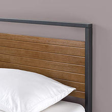 Load image into Gallery viewer, ZINUS Suzanne 37 Inch Metal and Wood Platform Bed Frame / Solid Wood &amp; Steel Construction, Chestnut Brown, Queen &amp; 10 Inch Green Tea Memory Foam Mattress / CertiPUR-US Certified, Queen

