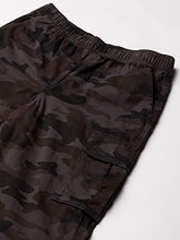 Load image into Gallery viewer, The Children's Place boys Pull On Cargo Pants, Night Camo, 7 husky
