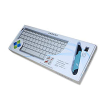 Load image into Gallery viewer, Lcbestbro Random Pen Mouse Colouration Delivery(Black), 2.4GHz Radio Multimedia Keyboard + Wireless Ophthalmic Pen Mouse with USB Receiver Set for Computer PC Laptop (Color : White)
