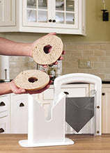 Load image into Gallery viewer, Hoan The Original Bagel Guillotine Universal Slicer, 9.25-Inch, White
