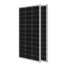 Load image into Gallery viewer, Renogy 2PCS 100 Watt Solar Panels 12 Volt Monocrystalline, High-Efficiency Module PV Power Charger for RV Battery Boat Caravan and Other Off-Grid Applications, 2-Pack Compact Design
