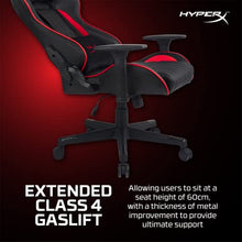 Load image into Gallery viewer, HyperX Blast Core Gaming Chair - Ergonomic Gaming Chair - Leather Upholstery Video Game Chair - Red Black PC Racing Tilt Foam Armrests Cushion Office Computer Kids Adults Seat Chair Gaming Hyper X
