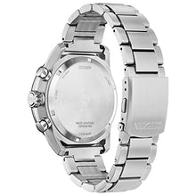 Load image into Gallery viewer, Citizen Men&#39;s Eco-Drive Weekender Avion Chronograph Field Watch in Stainless Steel, Blue Dial (Model: CA4211-72L)
