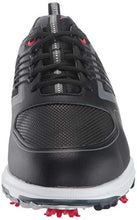 Load image into Gallery viewer, FootJoy Men's Fury Golf Shoes Black 10.5 M Red, US
