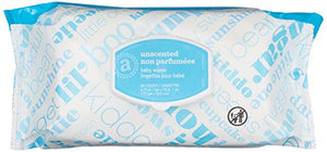 Amazon Elements Baby Wipes, Unscented, 720 Count, Flip-Top Packs