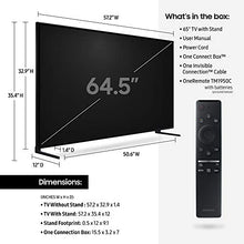 Load image into Gallery viewer, Samsung QN65Q900RBFXZA Flat 65-Inch QLED 8K Q900 Series Ultra HD Smart TV with HDR and Alexa Compatibility (2019 Model), Black
