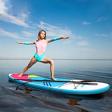 Load image into Gallery viewer, EGGORY Inflatable Stand Up Paddle Board,10'6"x 32"x 6" | SUP Surfboard with Premium SUP Accessories &amp; Backpack, Adj Paddle, Pump, Leash, Valve Adjuster | Youth &amp; Adult Surfing Boat
