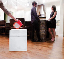Load image into Gallery viewer, Clean Cubes 13 Gallon Disposable Sanitary Trash Cans &amp; Recycling Bins, 3 Pack (White)
