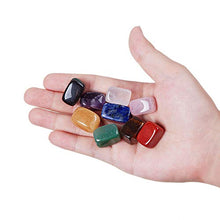 Load image into Gallery viewer, Unihom Chakra Stones Healing Crystals Set of 9, Tumbled and Polished, for 7 Chakras Balancing, Crystal Therapy, Meditation, Reiki, or as Thumb Stones, Palm Stones, Worry Stones
