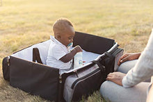 Load image into Gallery viewer, Multipurpose Portable Baby Changing Mat: Diaper Bag, Foldable Travel Bassinet, Playpen &amp; Storage
