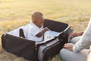 Multipurpose Portable Baby Changing Mat: Diaper Bag, Foldable Travel Bassinet, Playpen & Storage