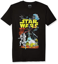 Load image into Gallery viewer, Star Wars Men's Rebel Classic Graphic T-Shirt, Black, S
