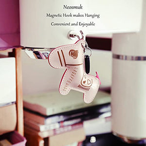 Neosmuk Magnetic Hooks, 22 lb+ Heavy Duty Earth Magnets with Hook for Refrigerator, Extra Strong Cruise Hook for Hanging, Magnetic Hanger for Curtain, Grill (Silver White, Pack of 10)