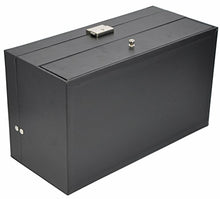 Load image into Gallery viewer, ADTL 3 Gifts for Free 12 Grids Double-Layer Black PU Leather Organizer Sunglass Eyewear Storage Box
