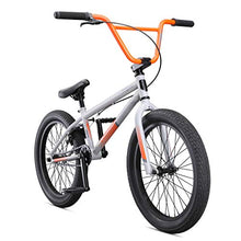 Load image into Gallery viewer, Mongoose Legion L20 Freestyle BMX Bike Line for Beginner-Level to Advanced Riders, Steel Frame, 20-Inch Wheels, Grey

