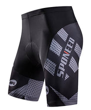 Load image into Gallery viewer, sponeed Padded Cycling Shorts Men Bicycle Underwear Half Pants Bike Bottoms US Large Grey
