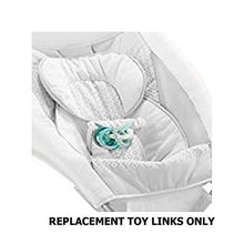 Load image into Gallery viewer, Replacement Toy Links for Fisher-Price Moonlight Meadow Deluxe Cradle 'n Swing CHM78 - Includes White Blue Gray Links
