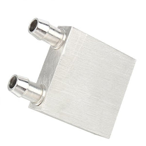 Water Cooling Block 40x40mm Aluminum for Liquid Water Cooler Heat Sink System Silver for CPU Graphics Radiator Heatsink (2 Pack)