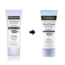 Load image into Gallery viewer, Neutrogena Ultra Sheer Dry-Touch Water Resistant and Non-Greasy Sunscreen Lotion with Broad Spectrum SPF 100+, 3 Fl Oz (Pack of 1)
