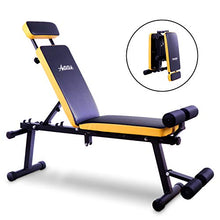 Load image into Gallery viewer, Antetek Adjustable Weight Bench Utility Exercise Workout Bench Flat/Incline/Decline Bench Press for Home Gym, Easy &amp; Fast Folding
